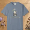 Head of Can Opening design on a Blue Jean Comfort Colors 1717 tee, laid flat